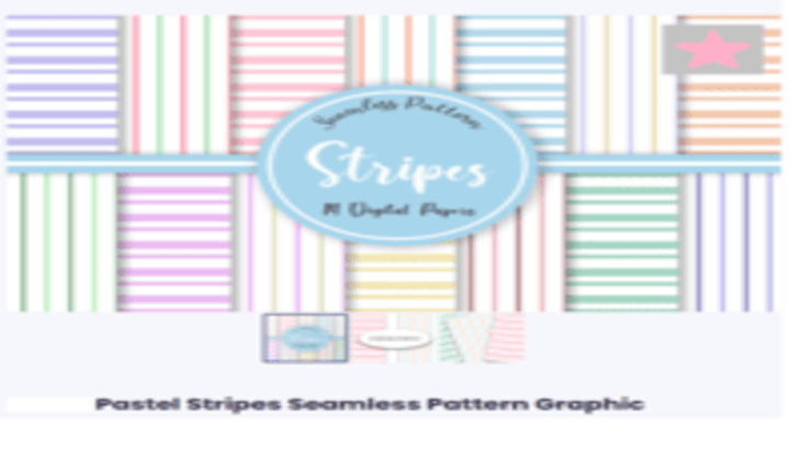 Pastel Stripes Seamless Pattern